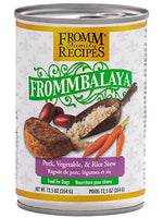 Fromm Recipes Frommbalaya Pork, Vegetables, & Rice Stew Canned Dog Food