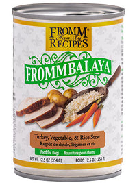 Fromm Recipes Frommbalaya Turkey, Vegetables & Rice Stew Canned Dog Food