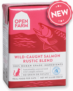 OPEN FARM Grain-Free Wild-Caught Salmon Rustic Blend for Cats