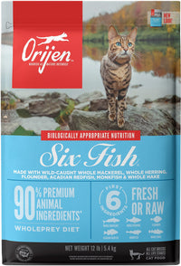 Orijen 6 Fish Cat & Kitten Dry Cat Food