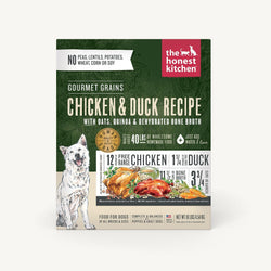 The Honest Kitchen Gourmet Grains Chicken & Duck Recipe Dehydrated Dog Food