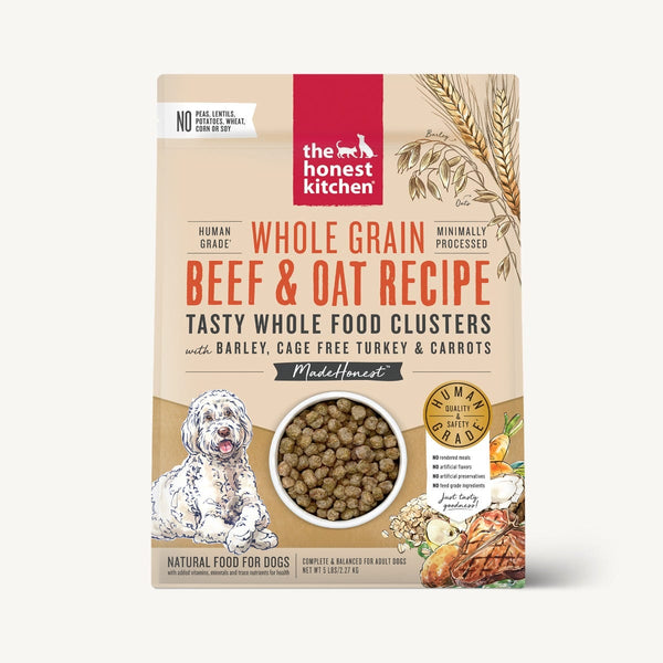 The Honest Kitchen Whole Grain Whole Food Beef and Turkey Clusters for Dogs