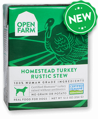 OPEN FARM Grain-Free Homestead Turkey Rustic Blend for Dogs