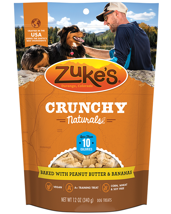 Zuke's Crunchy Naturals 10s Baked with Peanut Butter & Bananas